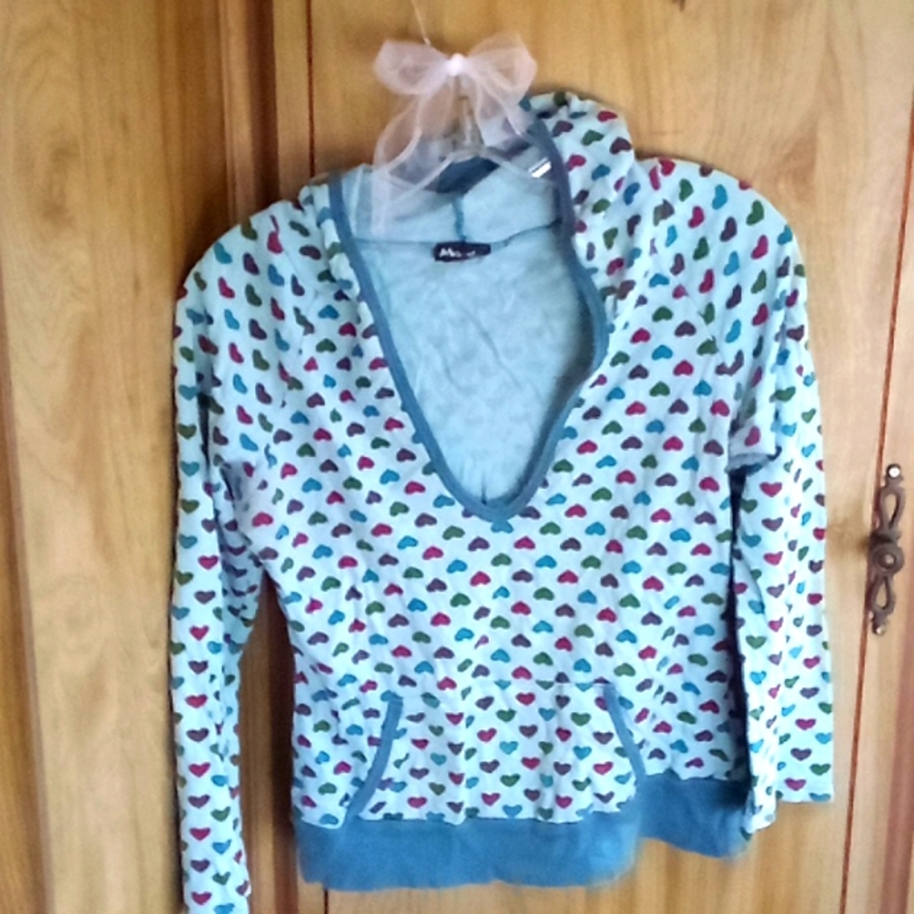 Heart Hoodie 3/4 sleeved